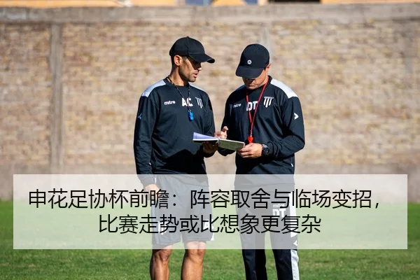 申花足协杯前瞻：阵容取舍与临场变招，比赛走势或比想象更复杂